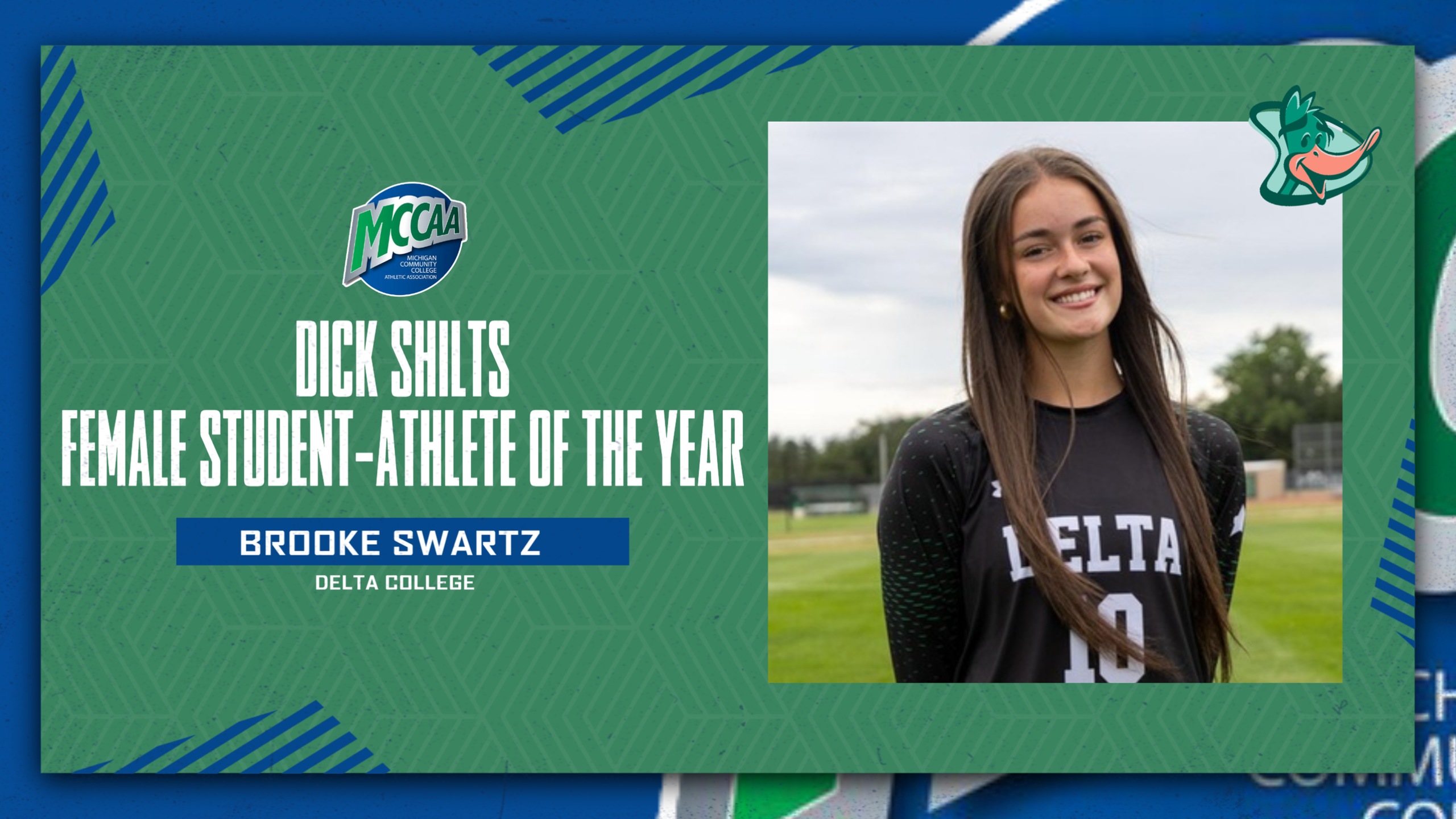 2024 Dick Shilts Female Student-Athlete of the Year, Abigail Long, Kalamazoo Valley Community College