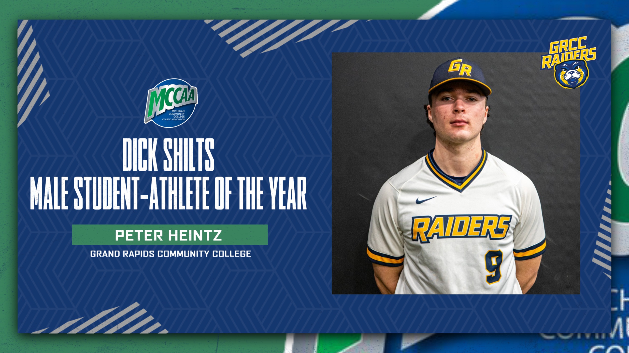 2024 Dick Shilts Male Student-Athlete of the Year, Shane Juday, Lansing CC